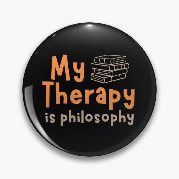 Item preview, My therapy is Philosophy - Book Lover designed and sold by ArtCreativeSACB.