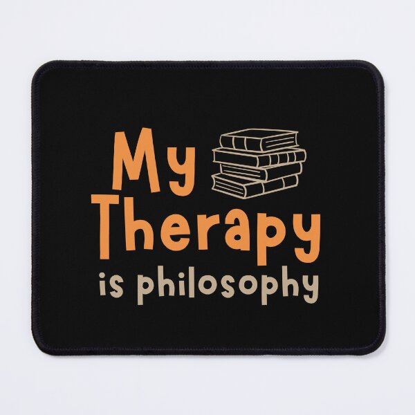 Item preview, My therapy is Philosophy - Book Lover designed and sold by ArtCreativeSACB.