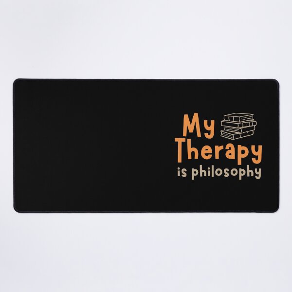 Item preview, My therapy is Philosophy - Book Lover designed and sold by ArtCreativeSACB.