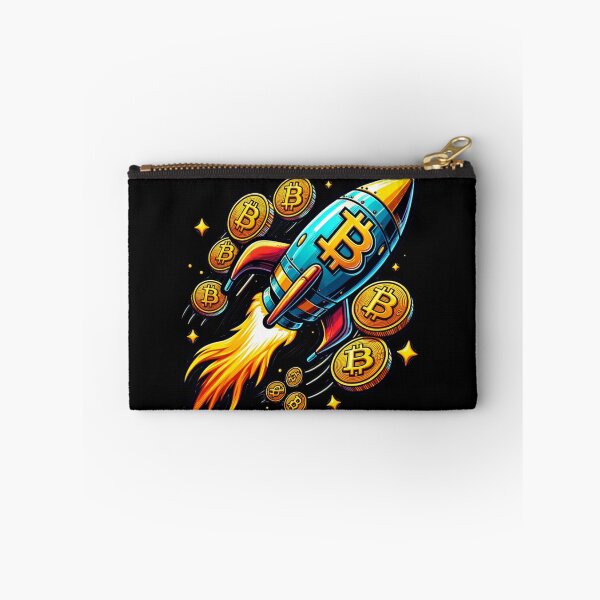 Aperçu de l'œuvre Bitcoin to the Moon Crypto-monnaie Bro Trader en bourse créée et vendue par SmithDigital.