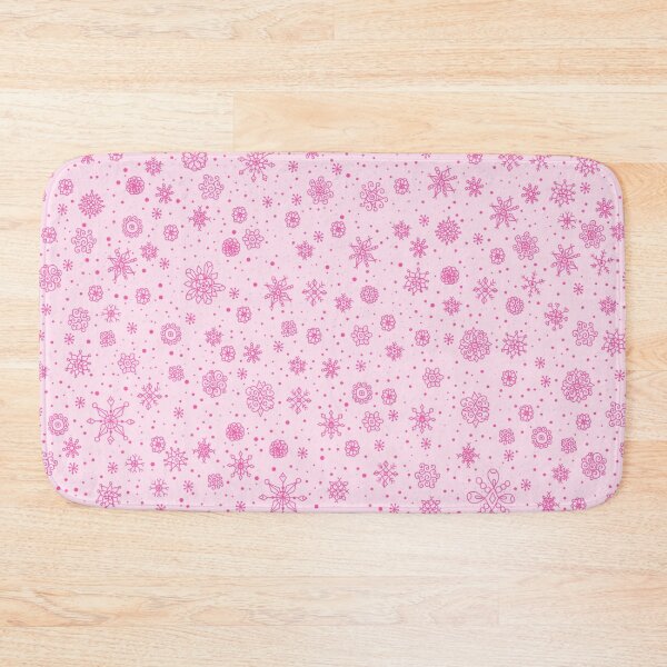 Item preview, Delicate Pink Snowflake Winter Pattern designed and sold by Deborah Camp.