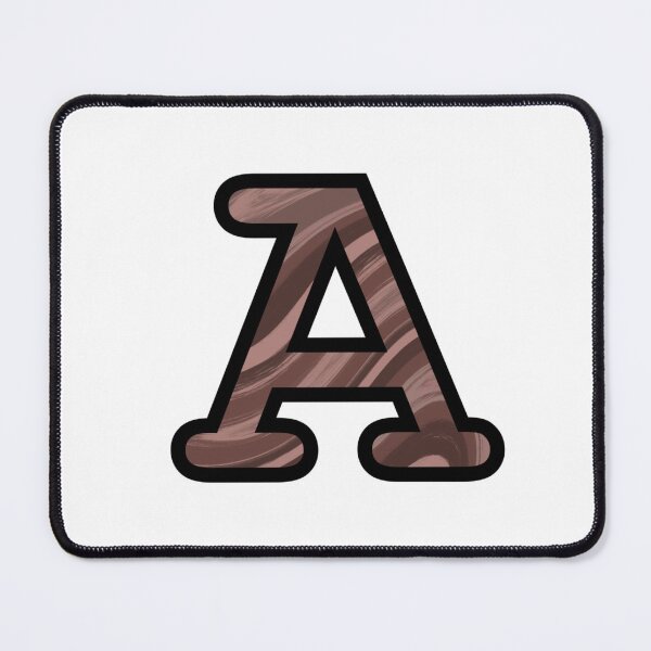 Item preview, “A” - Mocha Swirl Alphabet designed and sold by Jax-Illustrates.