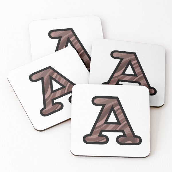Item preview,  “A” - Mocha Swirl Alphabet designed and sold by Jax-Illustrates.