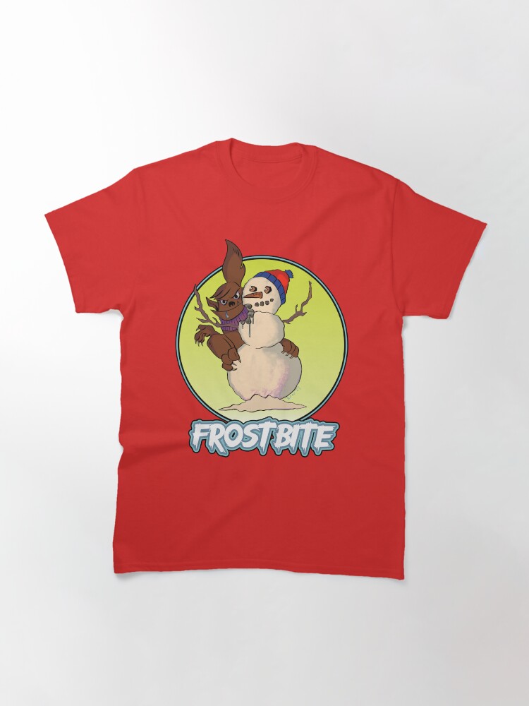 Thumbnail 3 of 7, Classic T-Shirt, Holiday Creatures - Frostbite designed and sold by cerealcreatures.