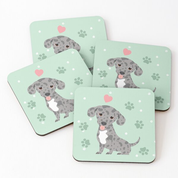 Item preview, Gray White Chiweenie Dachshund Chihuahua Mix designed and sold by Lulupainting.