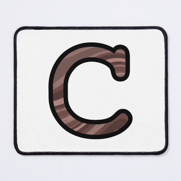 Item preview, “C” - Mocha Swirl Alphabet designed and sold by Jax-Illustrates.