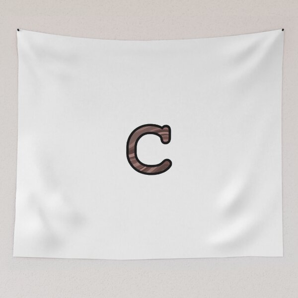 Item preview, “C” - Mocha Swirl Alphabet designed and sold by Jax-Illustrates.