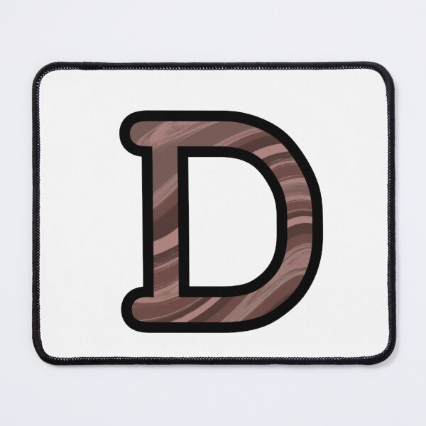 Item preview, “D” - Mocha Swirl Alphabet designed and sold by Jax-Illustrates.