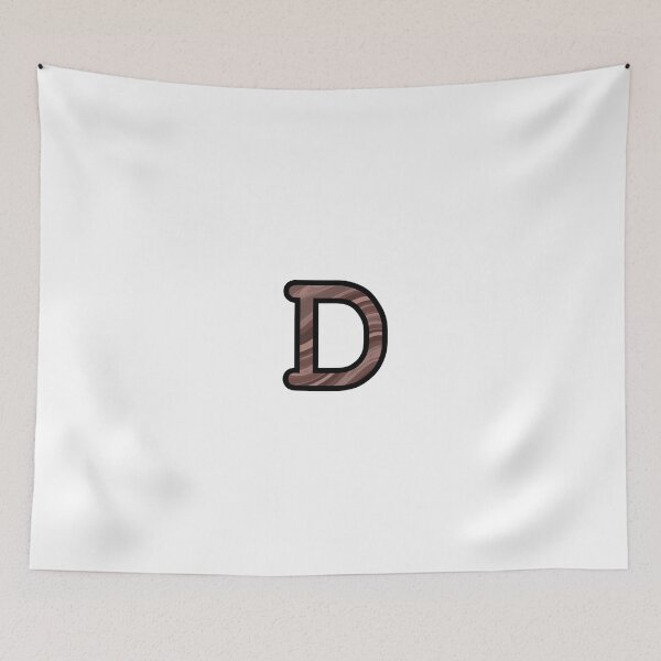 Item preview, “D” - Mocha Swirl Alphabet designed and sold by Jax-Illustrates.