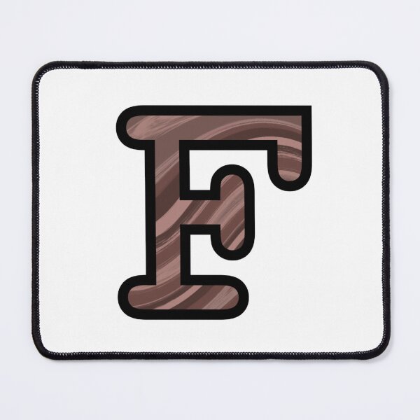 Item preview, “F” - Mocha Swirl Alphabet designed and sold by Jax-Illustrates.