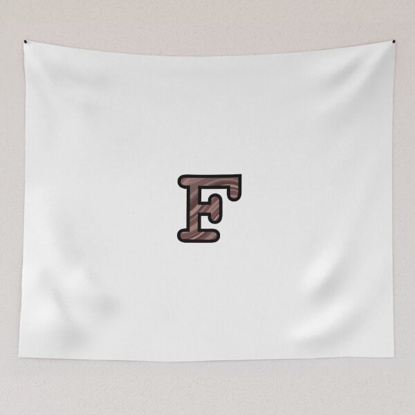 Item preview,  “F” - Mocha Swirl Alphabet designed and sold by Jax-Illustrates.