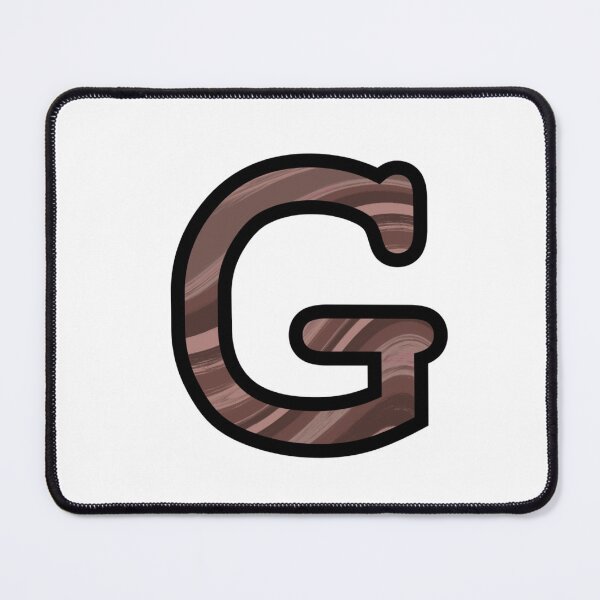 Item preview, “G” - Mocha Swirl Alphabet designed and sold by Jax-Illustrates.