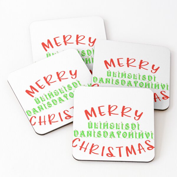 Item preview, Cherokee Merry Christmas designed and sold by Native-Designs.