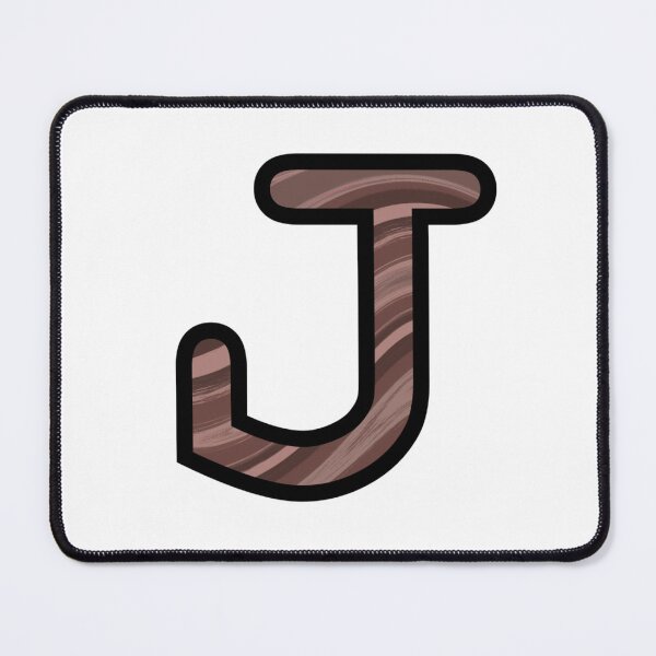 Item preview, “J” - Mocha Swirl Alphabet designed and sold by Jax-Illustrates.