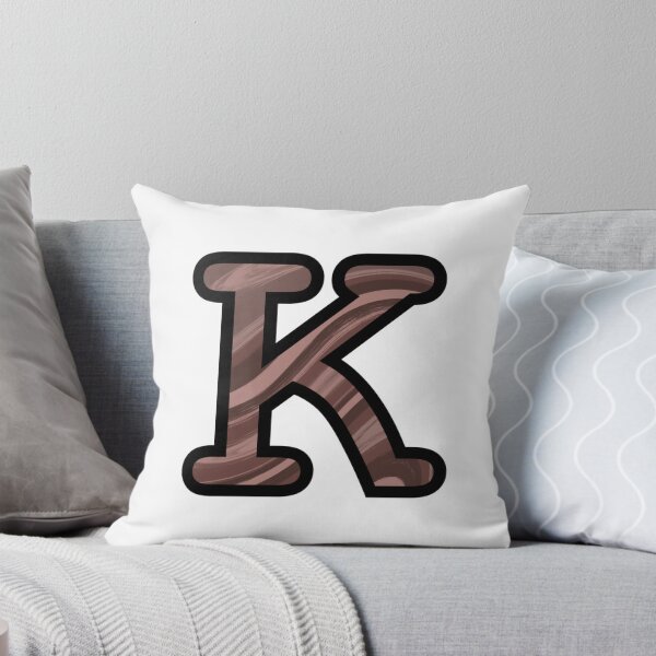 Item preview, “K” - Mocha Swirl Alphabet designed and sold by Jax-Illustrates.