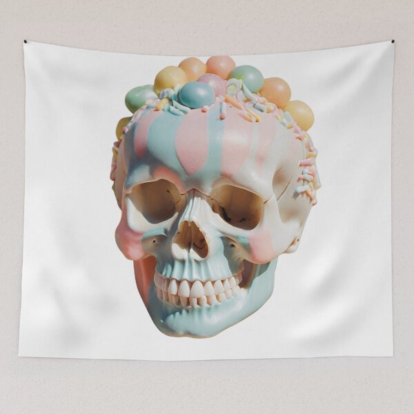 Item preview, Pastel Skull with Candy  designed and sold by AnimaliaStar.
