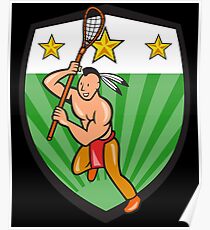 Native American Lacrosse Poster