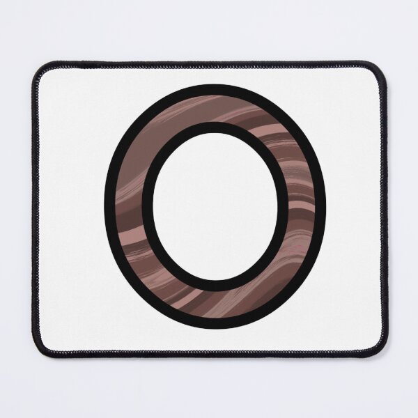 Item preview, “O” - Mocha Swirl Alphabet designed and sold by Jax-Illustrates.