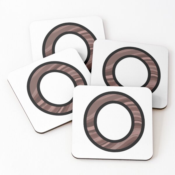 Item preview, “O” - Mocha Swirl Alphabet designed and sold by Jax-Illustrates.