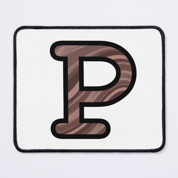 Item preview, “P” - Mocha Swirl Alphabet designed and sold by Jax-Illustrates.