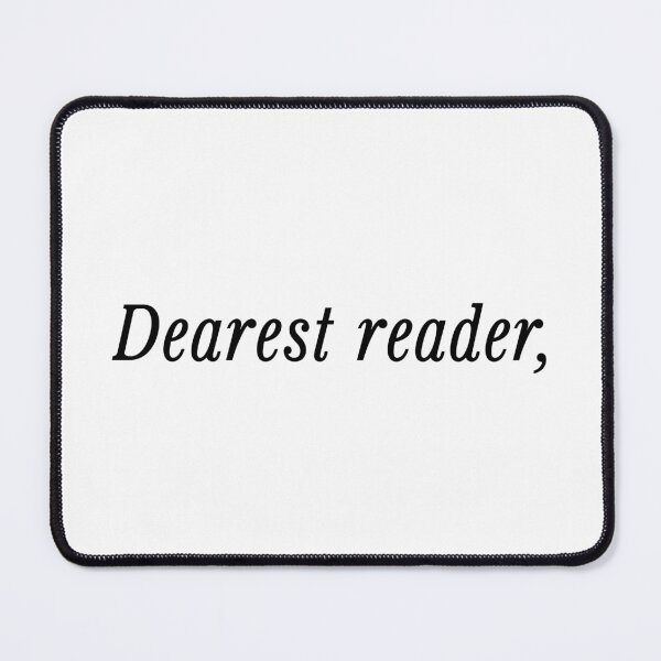 Item preview, Bridgerton - Dearest Reader designed and sold by ThinkingInPixel.