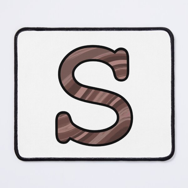 Item preview, “S” - Mocha Swirl Alphabet designed and sold by Jax-Illustrates.