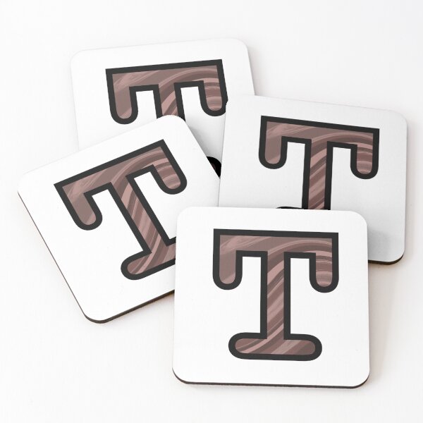 Item preview, “T” - Mocha Swirl Alphabet designed and sold by Jax-Illustrates.