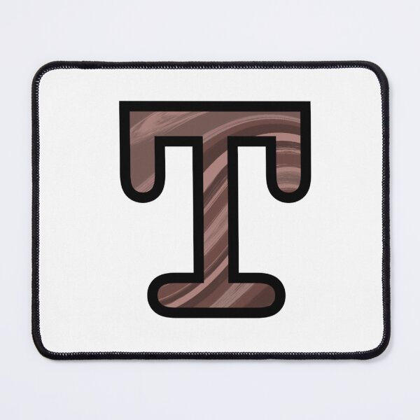 Item preview, “T” - Mocha Swirl Alphabet designed and sold by Jax-Illustrates.