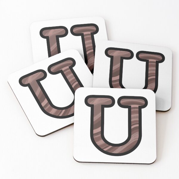 Item preview, “U” - Mocha Swirl Alphabet designed and sold by Jax-Illustrates.