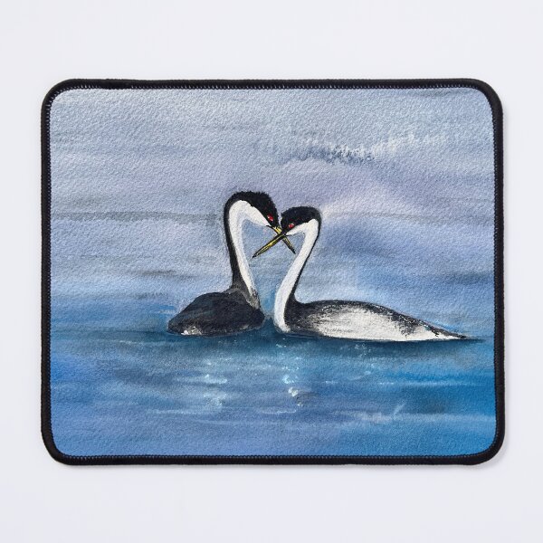 Item preview, Love Birds - Grebe Love - Bird Lovers designed and sold by RoseGenuine.