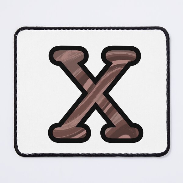 Item preview, “X” - Mocha Swirl Alphabet designed and sold by Jax-Illustrates.