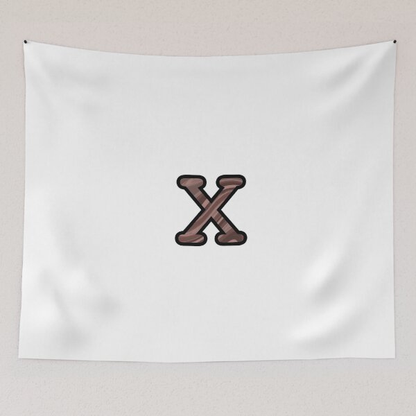 Item preview, “X” - Mocha Swirl Alphabet designed and sold by Jax-Illustrates.