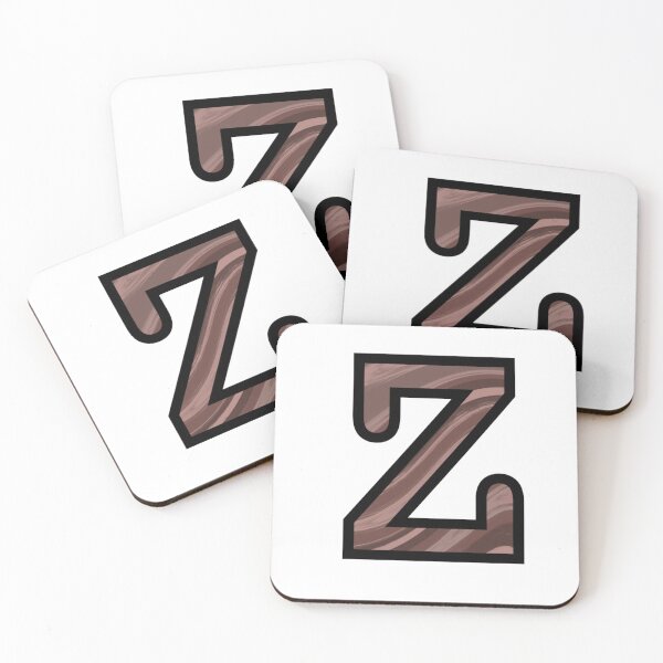 Item preview, “Z” - Mocha Swirl Alphabet designed and sold by Jax-Illustrates.