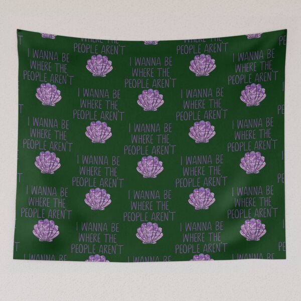 Item preview, I Wanna Be Where The People Aren_t Mermaid designed and sold by strkswendy.