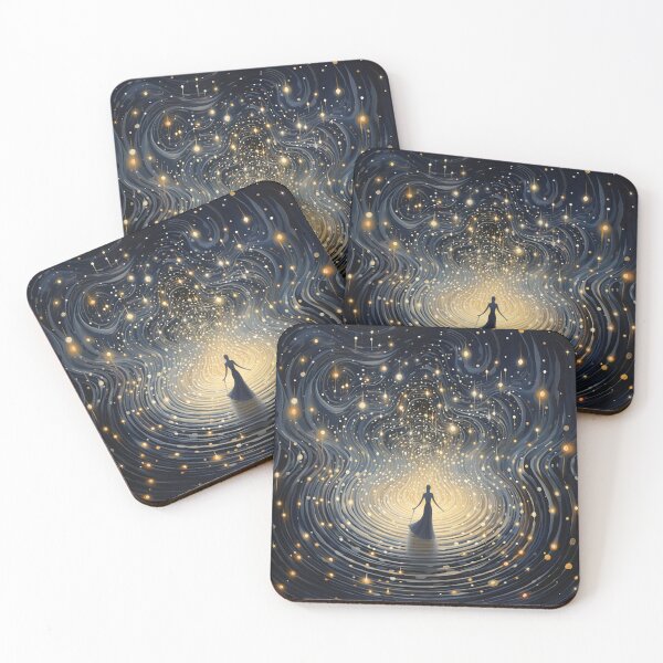 Item preview, Cosmic Dance: A Symphony of Ethereal Textures & Celestial Hues designed and sold by PaintbrushPlace.