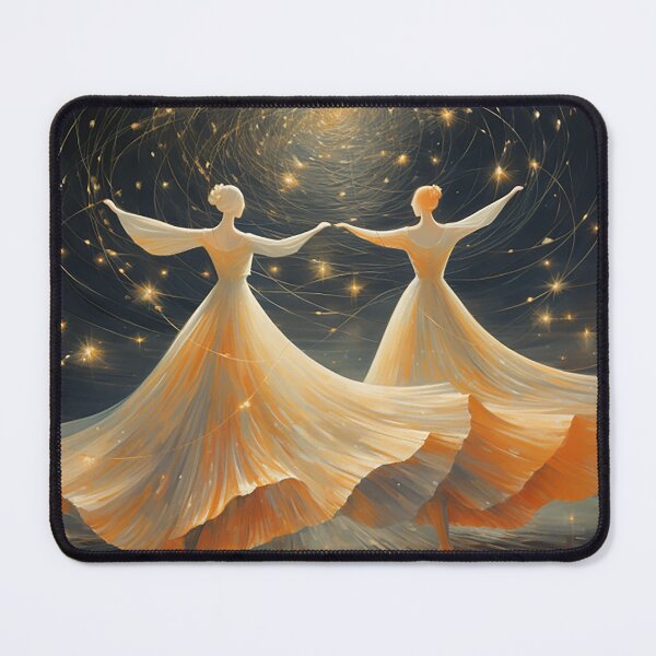 Item preview, Stellar Ballet: Intertwined Cosmic Textures in Celestial Motion designed and sold by PaintbrushPlace.