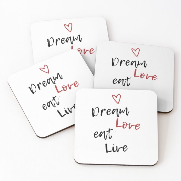 Item preview, Dream, Love, Eat and Live designed and sold by AJNorv.