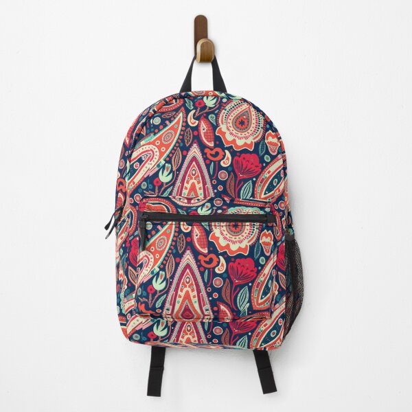 Item preview, Modern Twist Vibrant Red Paisley Chic designed and sold by Tamas Das.