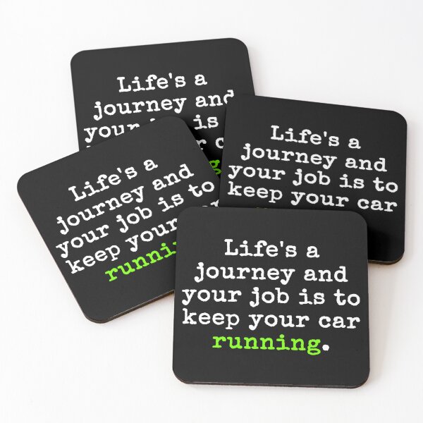 Item preview, Life's a Journey Motivation Artwork Design designed and sold by Collision19.