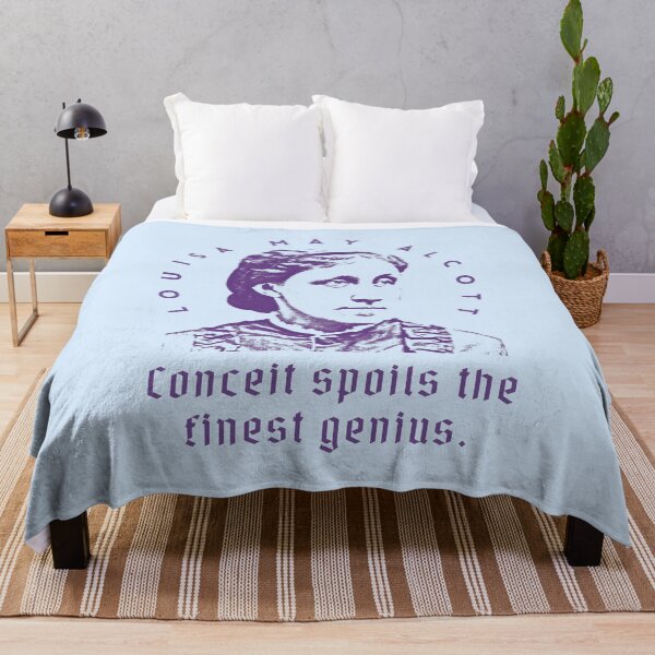 Item preview, Louisa May Alcott quote: Conceit spoils the finest genius. designed and sold by artbleed.