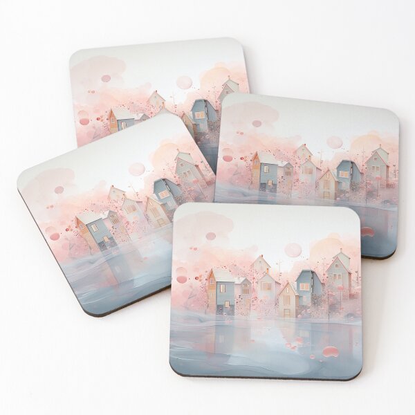 Item preview, Liquid Dreams: Serene Fusion of Fluid Shapes and Dreamy Hues designed and sold by PaintbrushPlace.