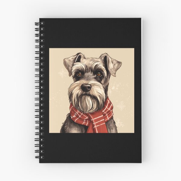 Item preview, Standard Schnauzer Christmas Plaid Watercolor designed and sold by rafaeltto.