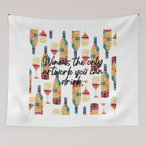 Item preview, Wine is the Only Artwork You Can Drink. designed and sold by TidyKitchenInc.