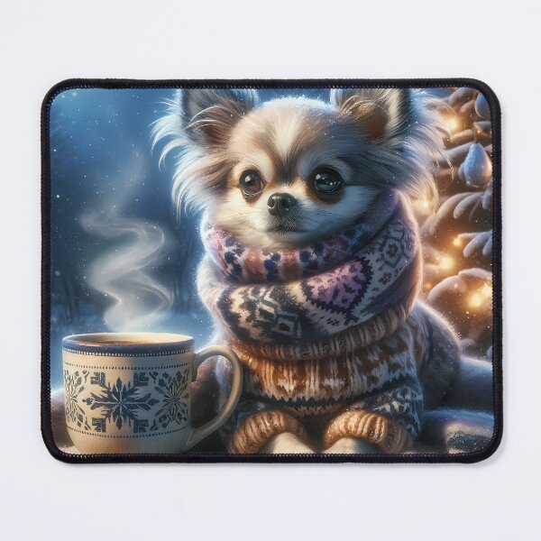 Item preview, Chihuahua and the Celestial Whispers of Winter designed and sold by DeenaDee.