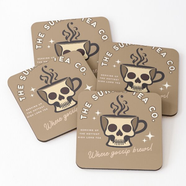 Item preview, The Suriel Tea Co. ACOTAR Meme Sticker ACOMAF designed and sold by pinespice.