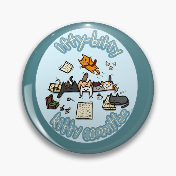 Item preview, itty bitty kitty committee designed and sold by kindaavidartist.
