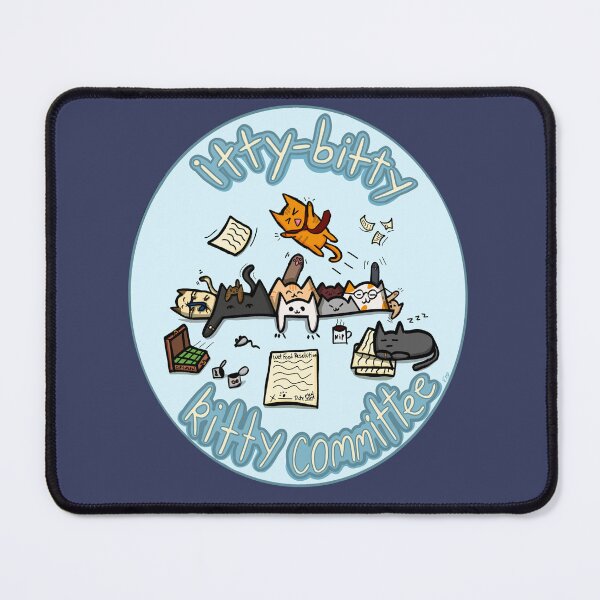 Item preview, itty bitty kitty committee designed and sold by kindaavidartist.