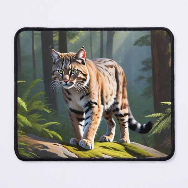 Item preview, Wildcat in its Natural Habitat: A Stealthy and Elusive Hunter designed and sold by Best-Art-32.
