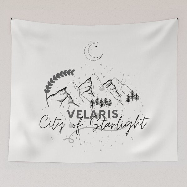 Item preview, Velaris City of Starlight ACOTAR Sticker ACOMAF designed and sold by pinespice.