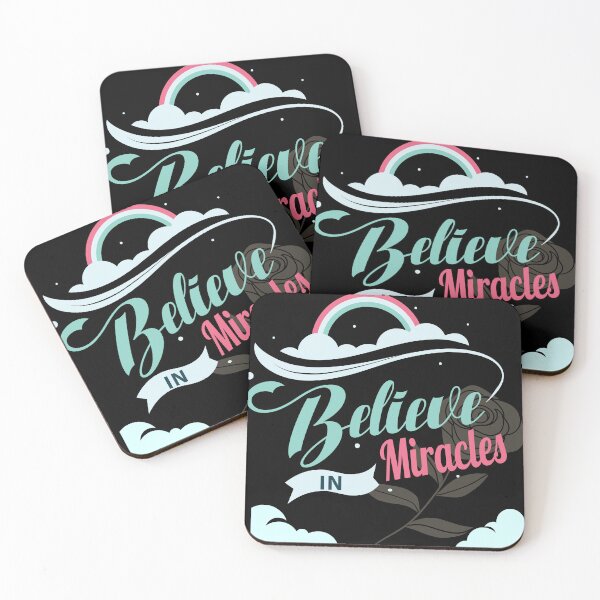Item preview, Believe in miracles quate typography designs  designed and sold by MKBgdesign.